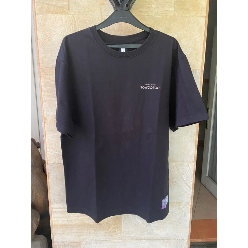 ready preloved bts logo t shirt black muster sowoozoo 2021 size xl