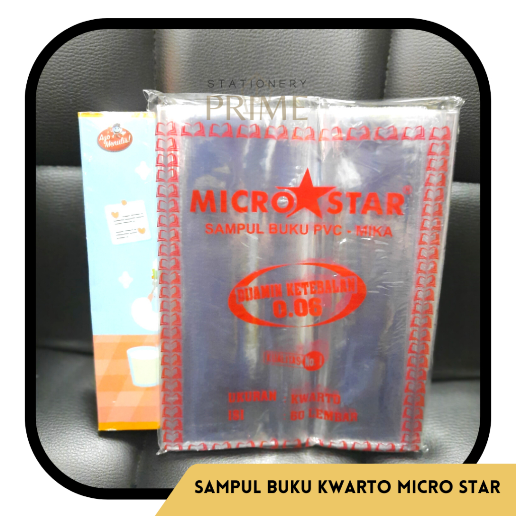

InJO Sampul Buku Mika Kwarto MICRO STAR (1 PAK isi 60 Lembar)