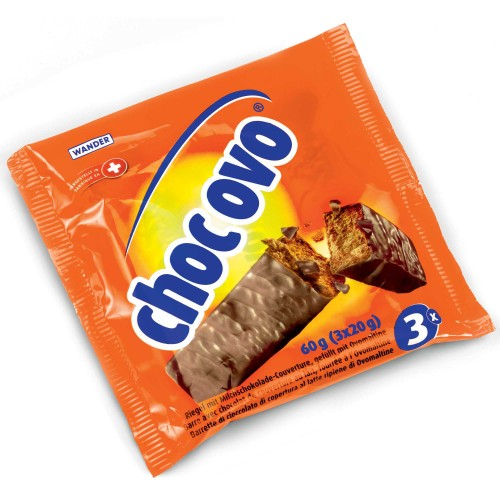 

Choc Ovo - 20 gr x 3 / Ovomaltine Schoko Klassiker - 20 gr / 4 x 20 gr Chocovo Ovo Bar Ovomaltine