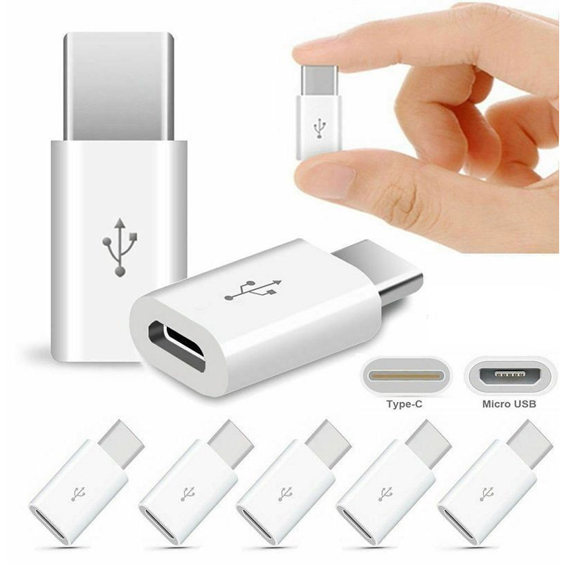 Konektor Micro USB to Type C Sambungan Converter Micro to Type C CONVERTER SAMBUNGAN MICRO KE TYPE C - ADAPTOR MICRO USB KE TYPE C SAMBUNGAN ADAPTER CONVERTER