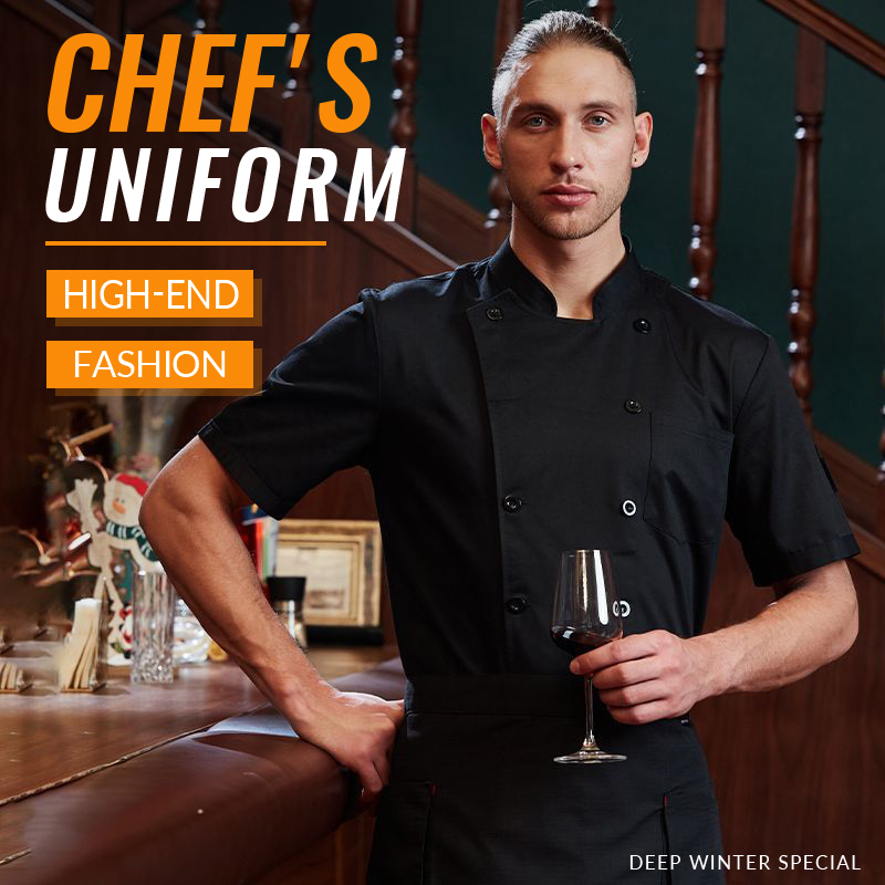 Baju Chef  pria baju koki  wanita pria chef jaket  Unisex Pria Wanit baju kitchen chef pria wanita b