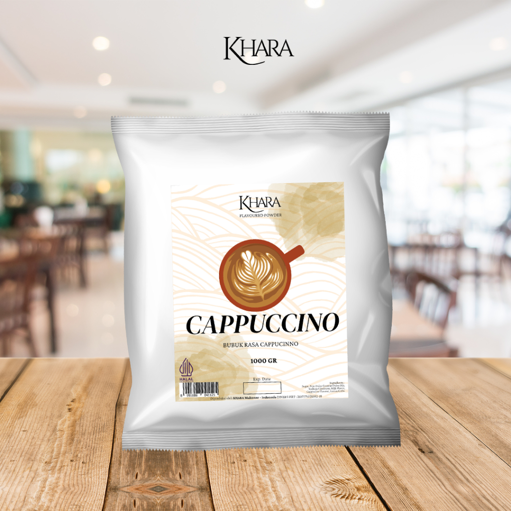 

Bubuk Minuman Rasa Cappuccino 1kg - Khara Cappuccino Flavoured Powder