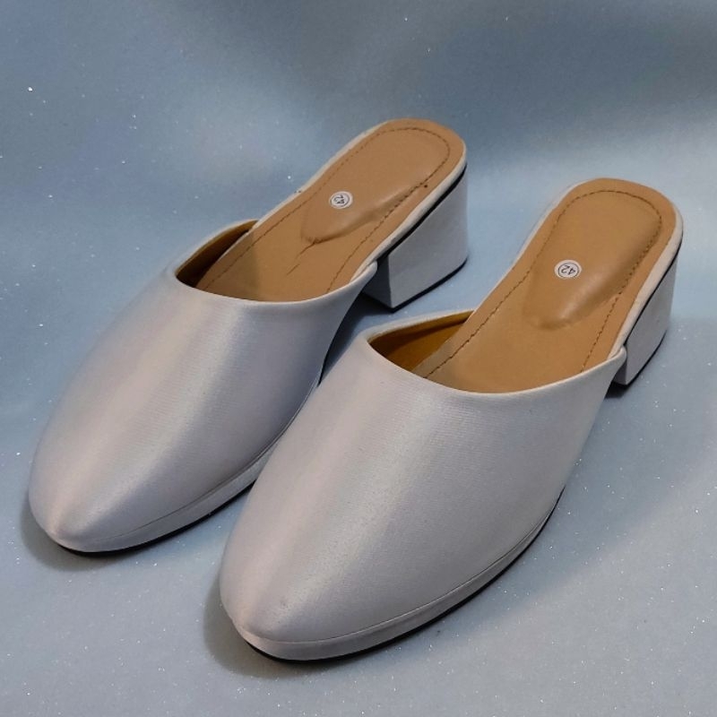 Sandal pria Pengantin hak tinggi / Sandal Manten cowo hak Tinggi / Sandal Akad Pria / Bustong Pengan