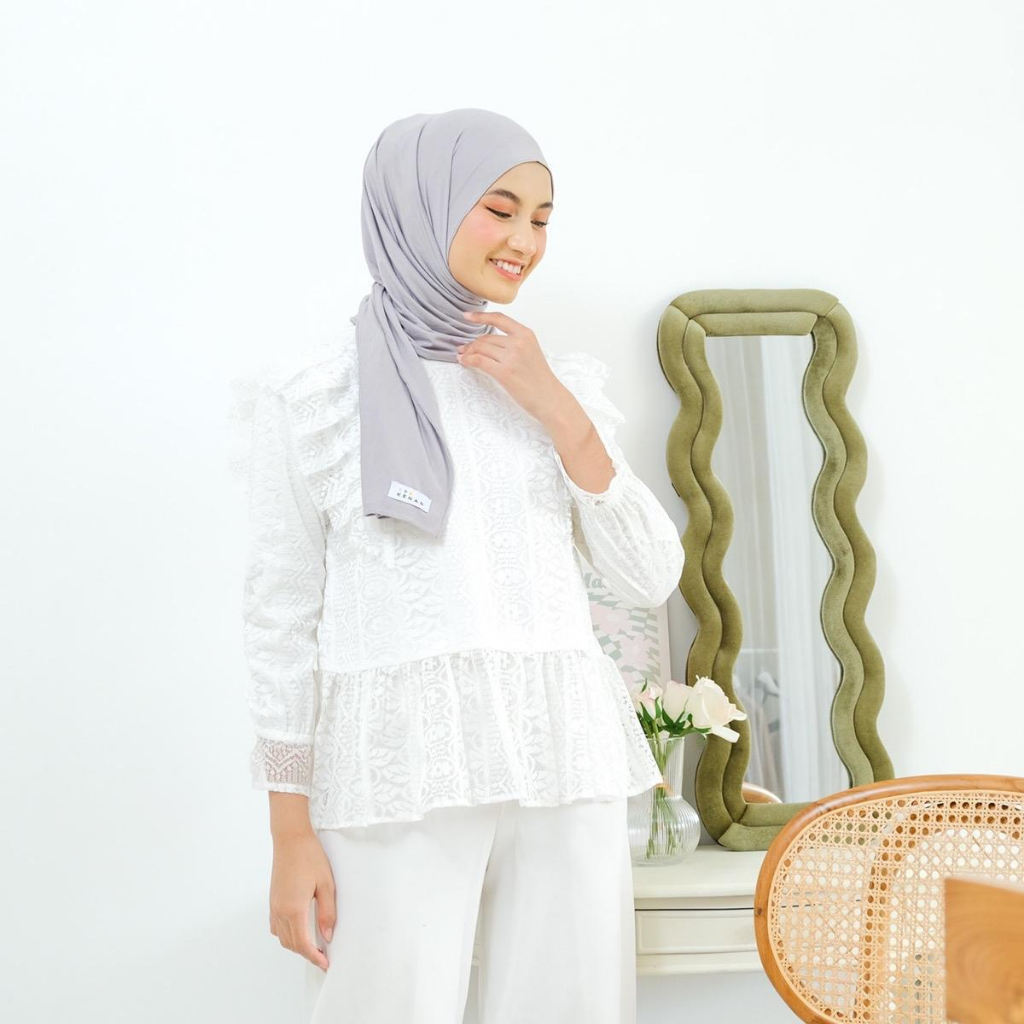KENAN - PASTAN DEWASA(pashmina sally dewasa)HIJAB INSTAN BAHAN JERSEY