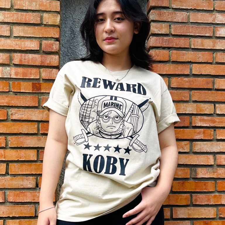 TORIZU Tshirt Cross Guild Reward Coby Anime Manga One Piece Premium Unisex