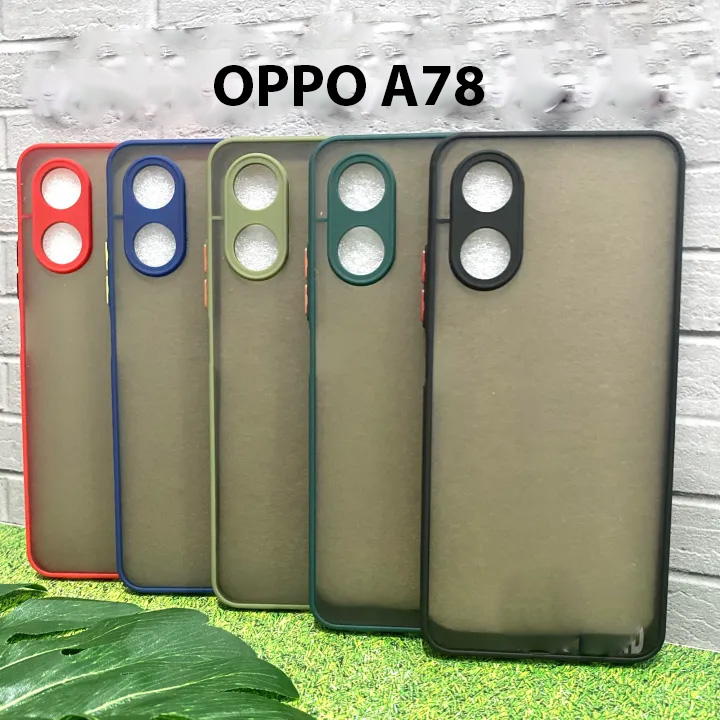 Casing MY CHOICE Bumper Aero Fuze Case My Choice Hard Case + Pelindung Kamera For OPPO A78 5G