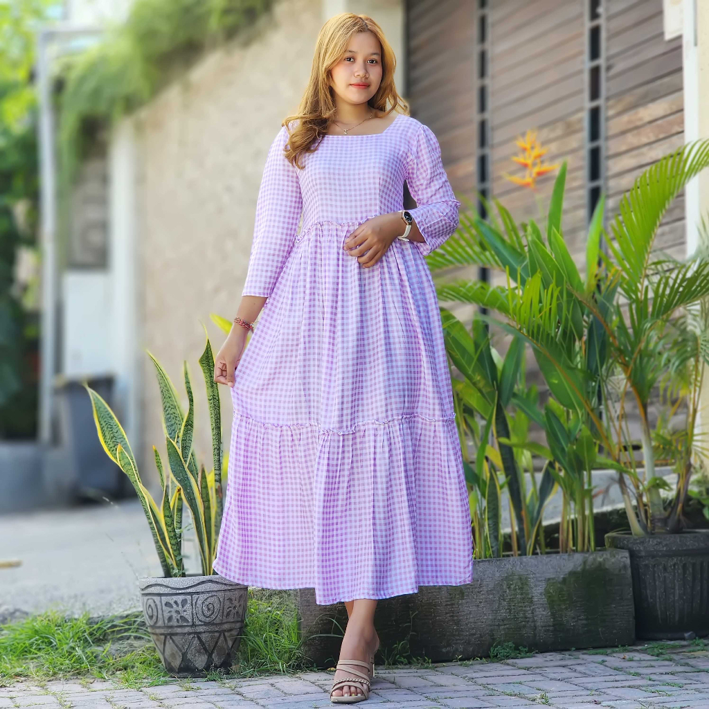 Dress Long Lily Flow Ruffle