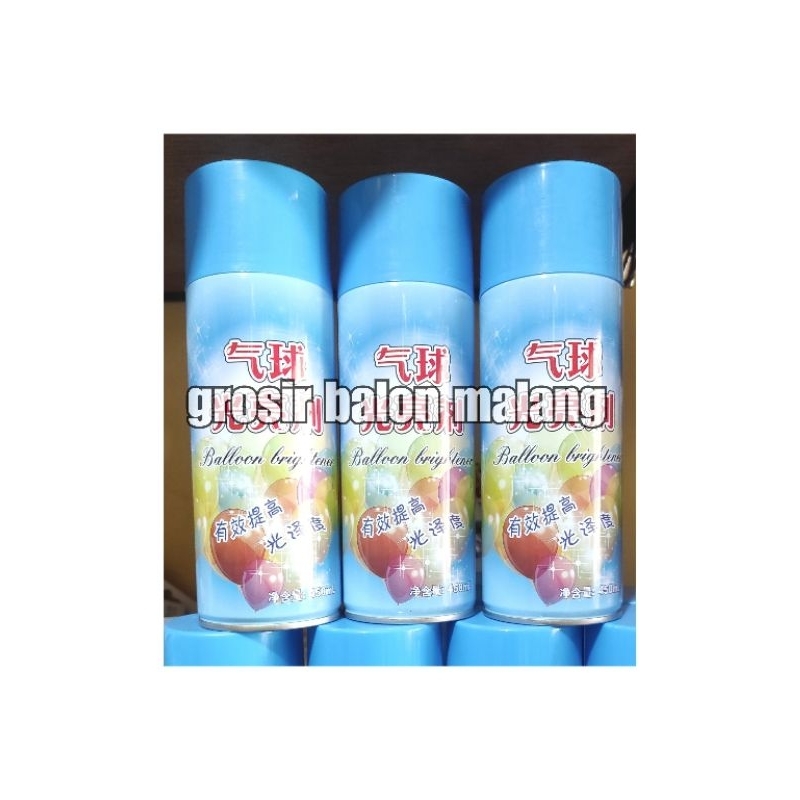 pengkilap pengkilat balon spray balloon brightener 450ml (KHUSUS JAWA)