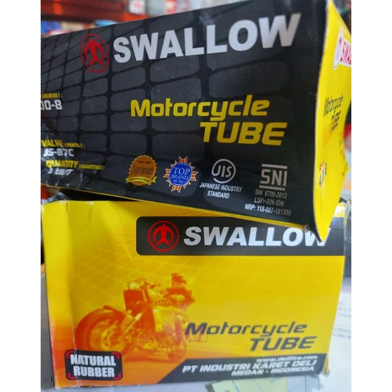 ban dalam swallow 400-8 , untuk Bajaj 2tak , TVS & RE Roda 3