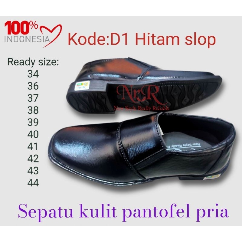 Sepatu Pantofel Pria Pantofel Hitam Pria Sepatu Pantofel Pria Sepatu Kulit Kerja Formal Pria Anak anak Remaja Dan Dewasa SEPATU NRR NGANJUK