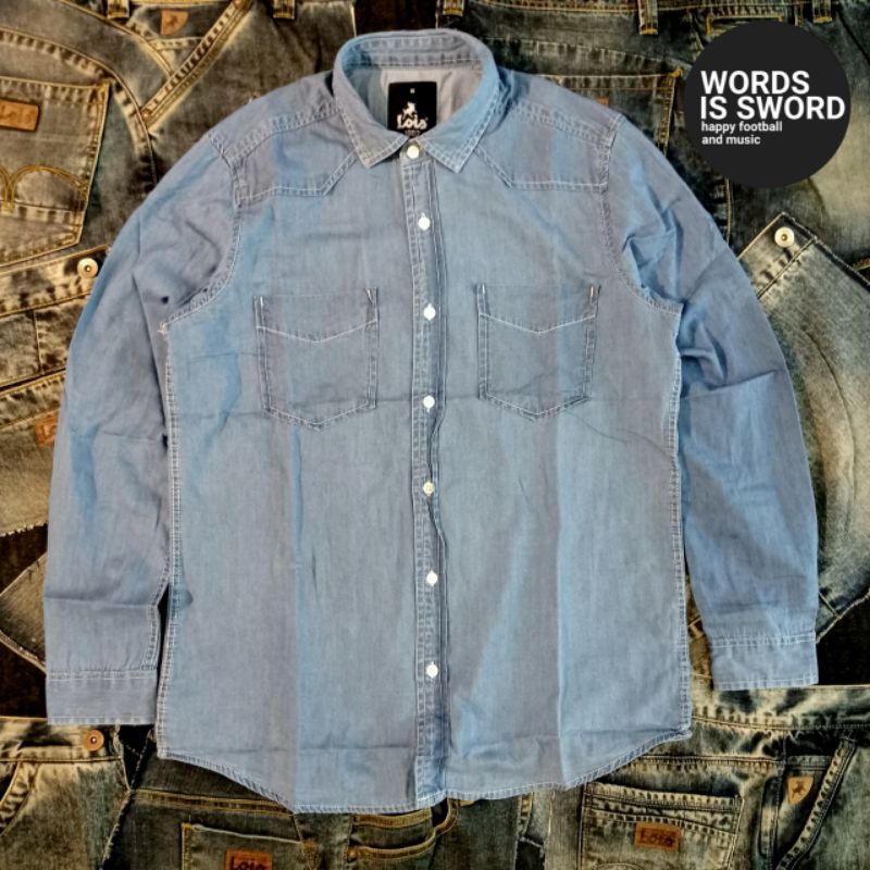 LOIS JEANS KEMEJA DENIM - KLL367D -