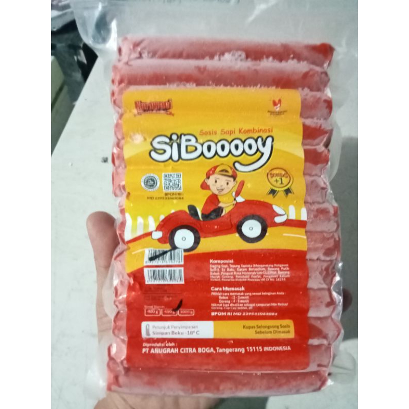 SiBooy Sosis Sapi Merah isi 25 biji