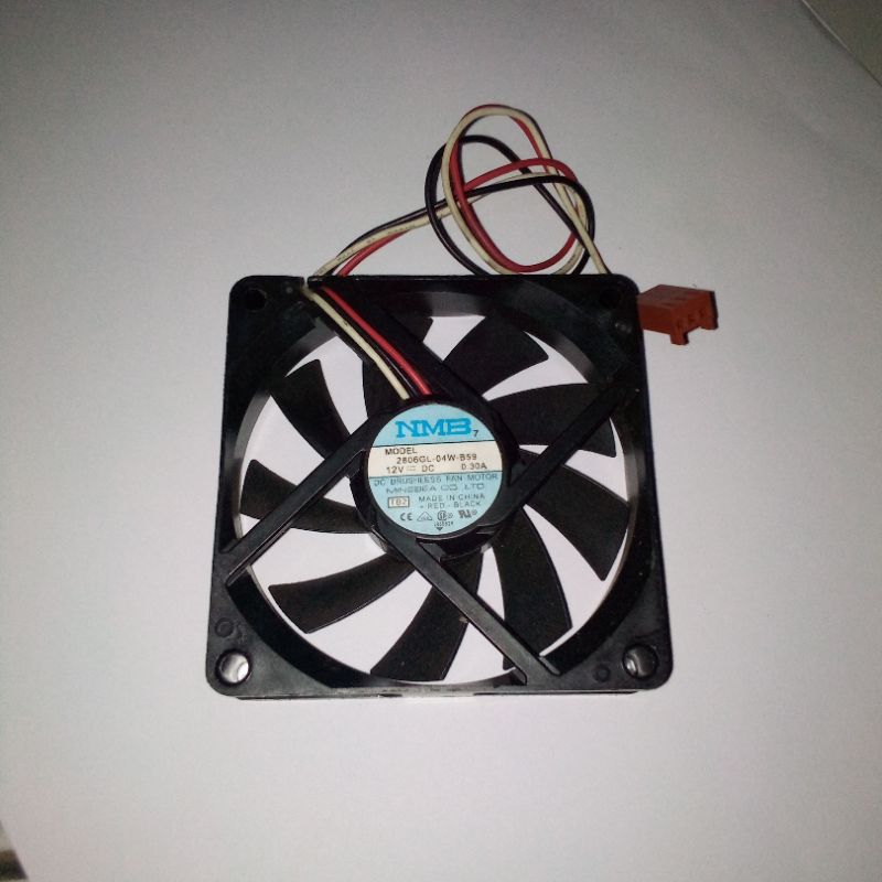 KIPAS FAN 7CM ORIGINAL NMB 2806GL-04W-B59 DC12V 0.30A 3PIN GARANSI