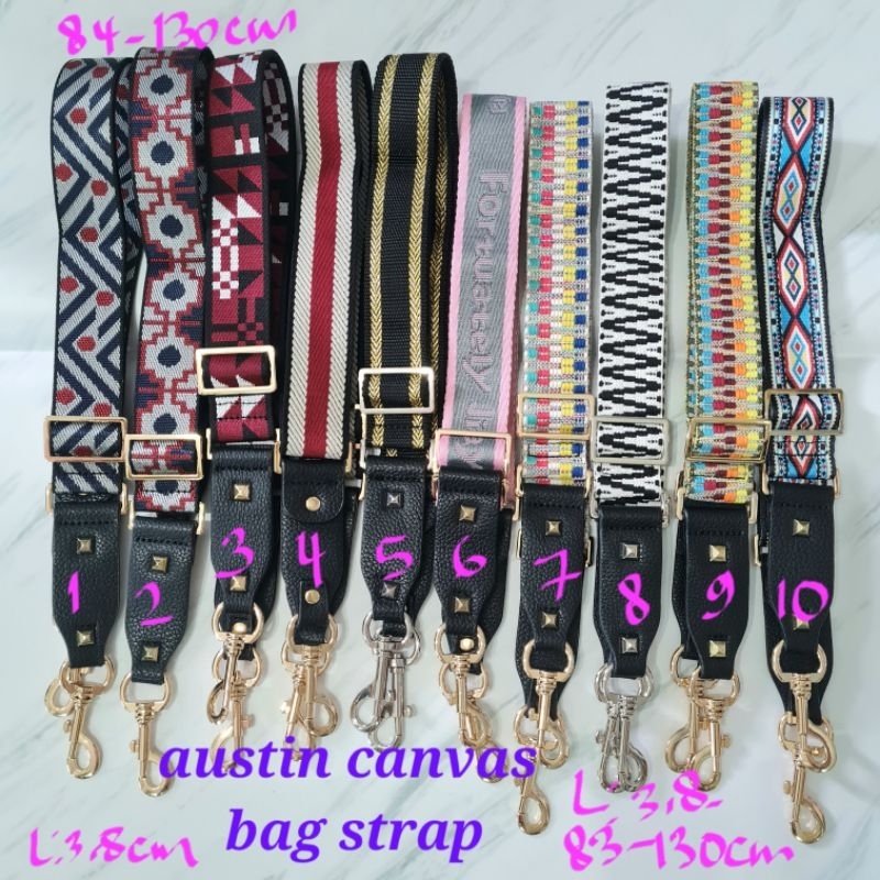 Austin Canvas adjustable Bag strap