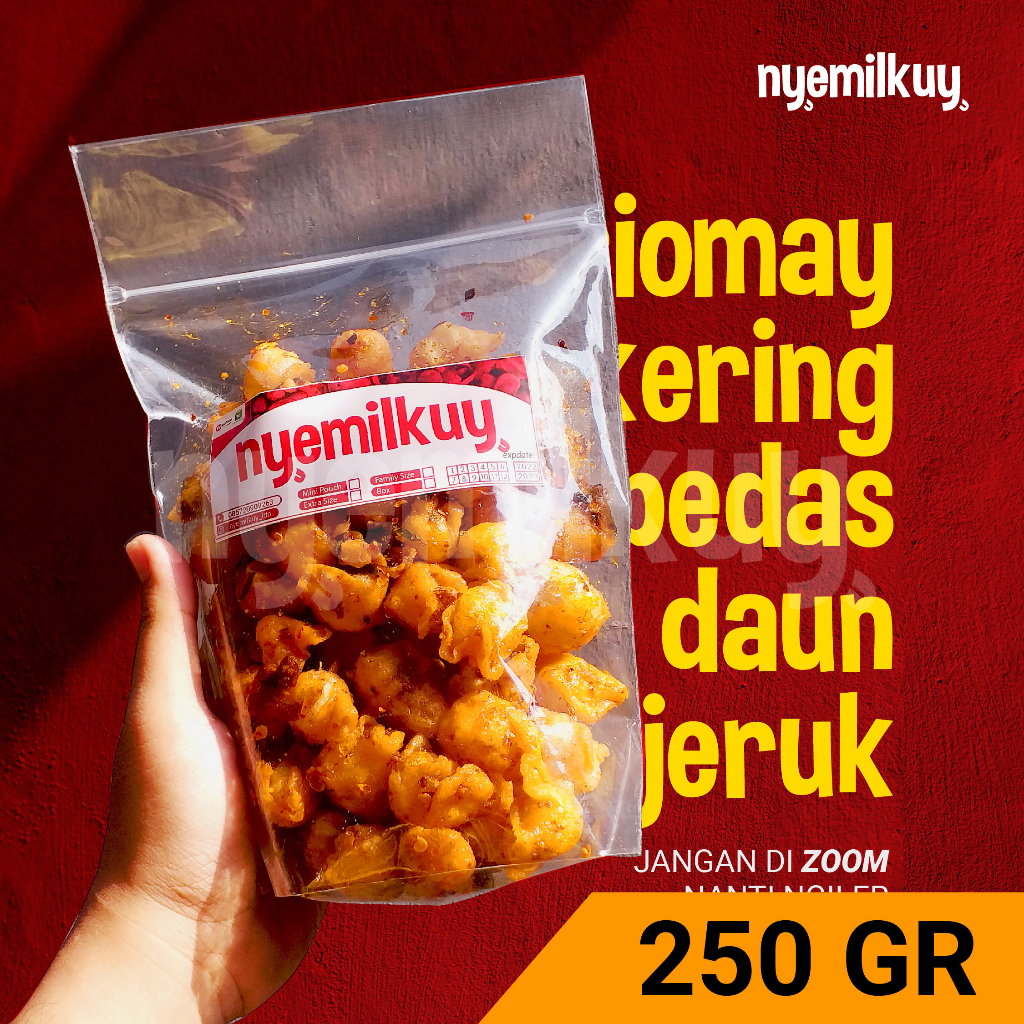

Siomay Kering Pedas Daun Jeruk 250GR | Gurih Rempah | FREE PACKING
