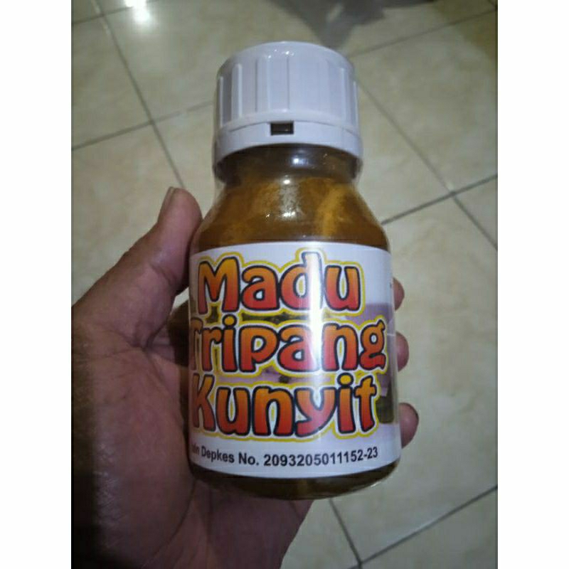 MADU TRIPANG KUNYIT - Madu Atasi Penyakit Maag , Asam Lambung , Mual - Tripang Kunyit