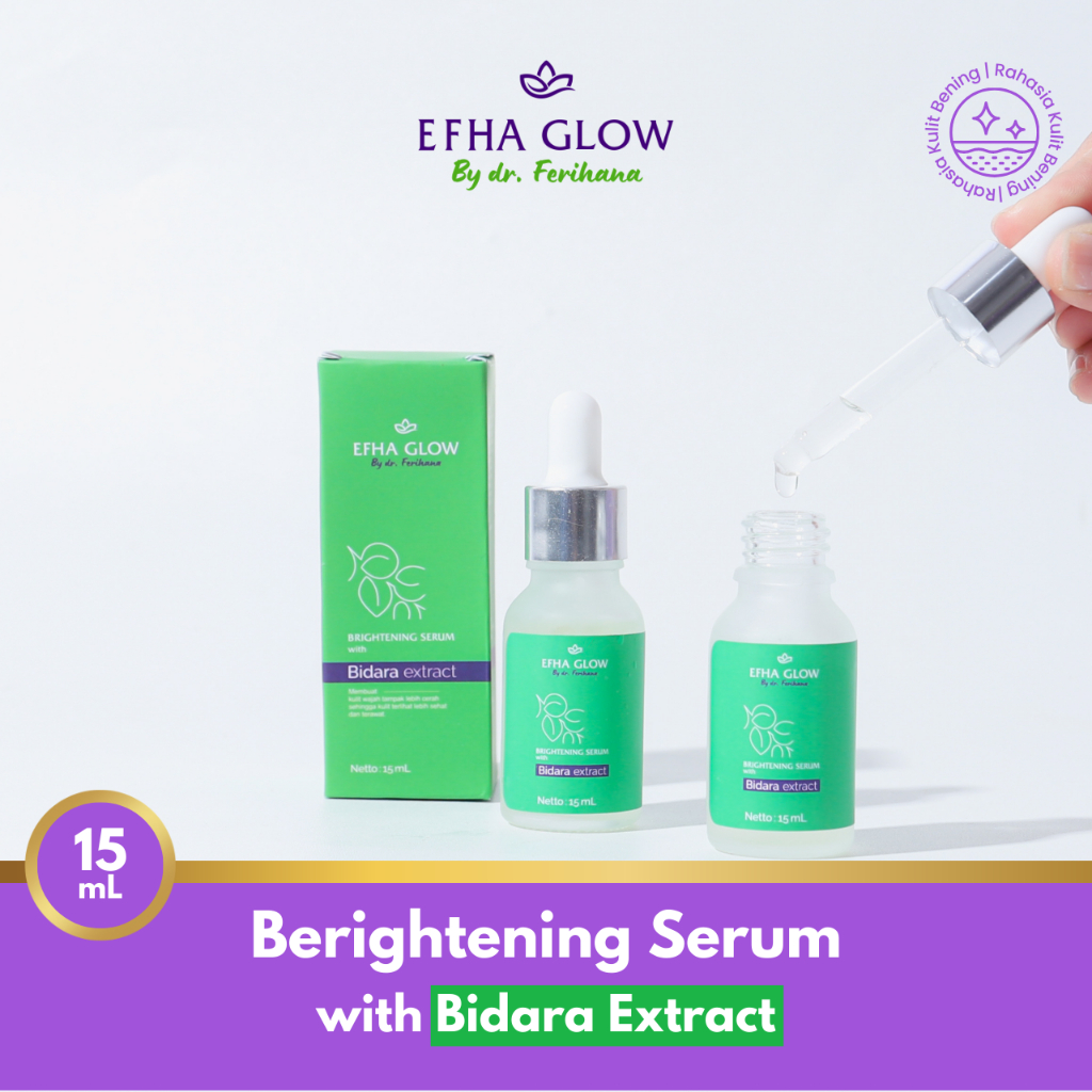 Paket Efha Glow by dr. Ferihana Cosmetics &amp; Skincare Rangkaian Produk Perawatan Wajah Murah yang Mampu Melambabkan Mencerahkan Anti Aging atau Mencegah Penuaan Mengurangi Jerawat dan Anti Inflamasi