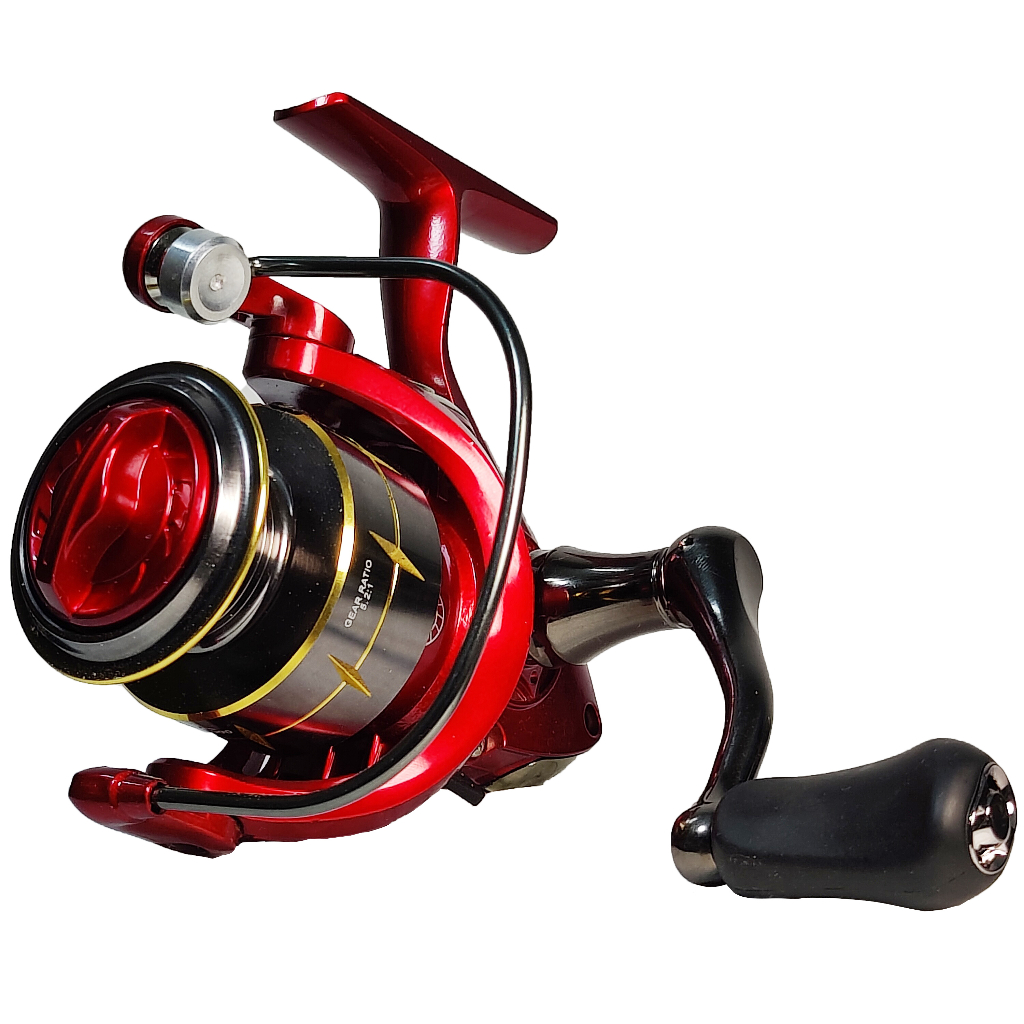 reel pancing murah besi CNC handle Deep/ Shallow Spool rill pancing Merah 2500/3000 fishing reel