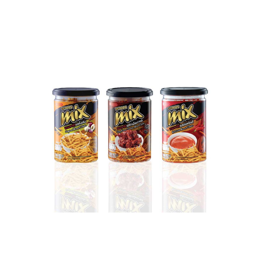 [JAR] VFOODS MIX HOT CHILI BISCUIT STICKS / SPICY KOREAN CHICKEN 150gr