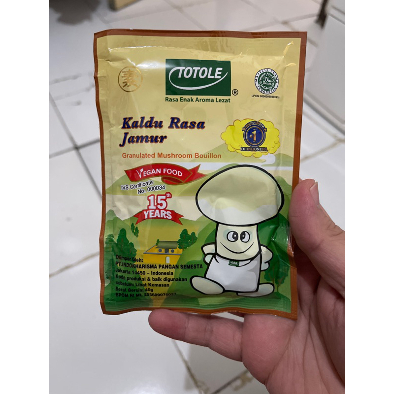 Kaldu Jamur Totole Mpasi 40 / 80 gr