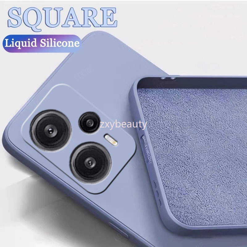 Soft Case Poco F5 Liquid Silicon Slim Skin Macaron Candy Bludru