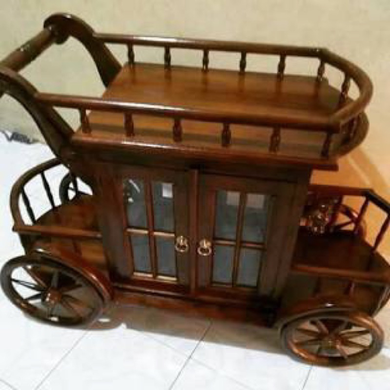 Troli Barang Troli Dorong Kereta Dorong Troli Dorong Makanan Murah