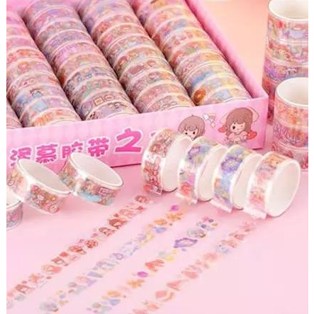 [ SATUAN ] STIKER ROLLING MOMO STIKER ROLL LUCU KARAKTER HIAS CATATAN SEKOLAH