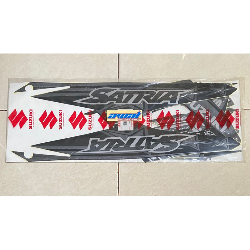 STRIPING BODY SATRIA FU 150 FACELIFT 2014 MODEL BINTANG ORIGINAL SGP