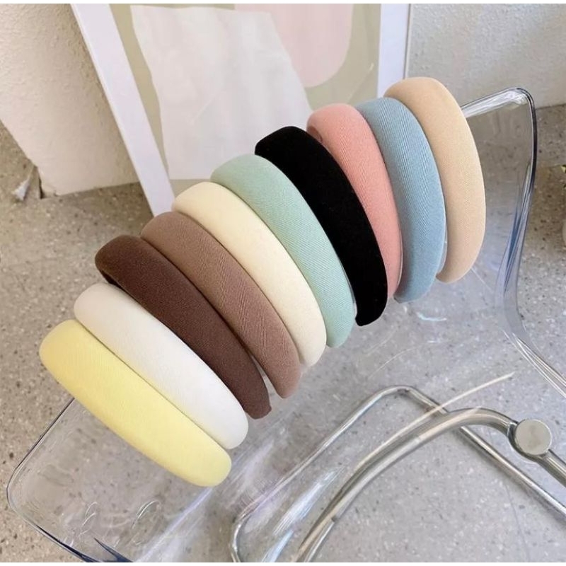 BANDO CLOUD HEADBAND KOREA BANDANA TEBAL PREMIUM QUALITY BANDO WARNA AWAN BANDO NAGITA BANDO KOREA