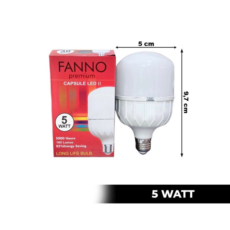 Fanno Lampu Capsule LED 10watt 15watt 20watt 30watt Putih Fanno Lampu Bohlam LED Murah