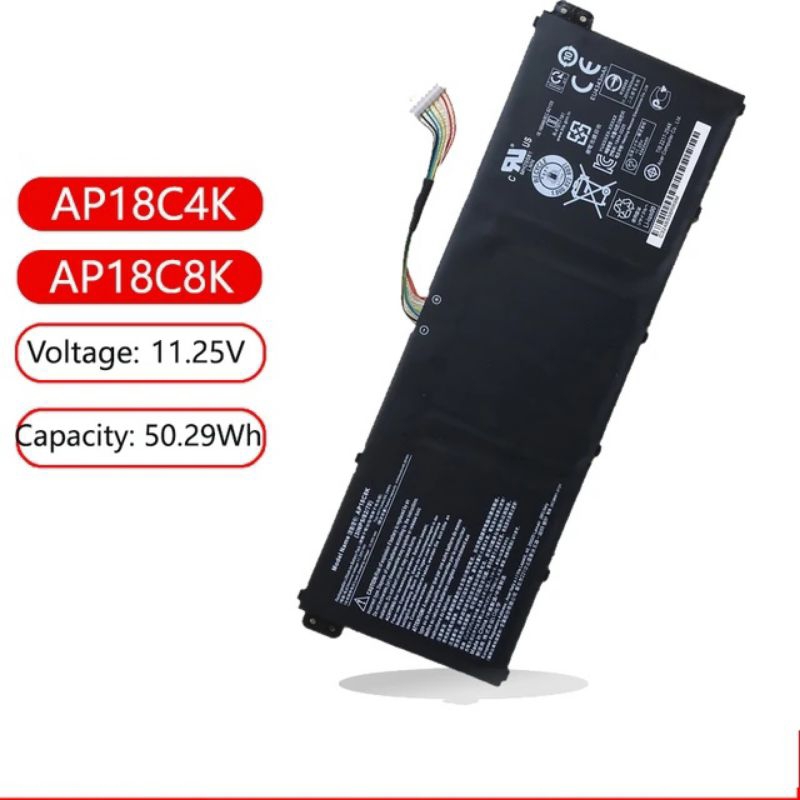 Baterai Acer Aspire 5 A514 swift 3 SF314-41 A514-54 A514-54G A514-54G-33GP AP18C8K Chromebook 314
