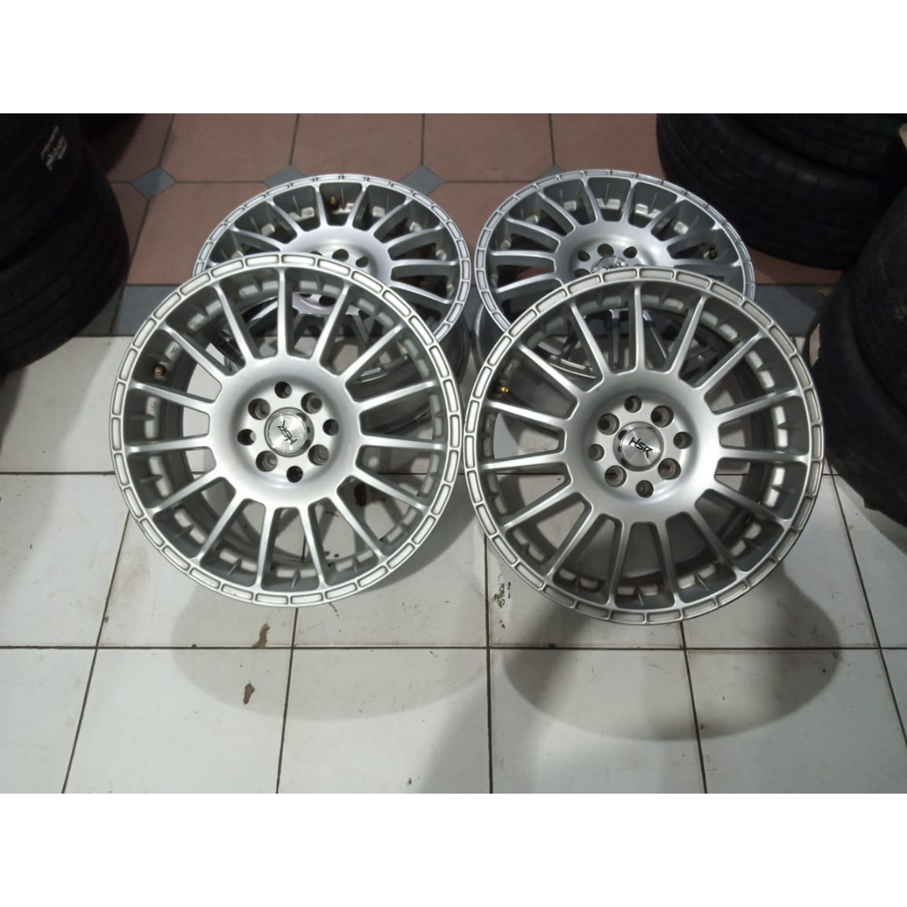 velg mobil bekas racing hsr arrow ring 17 hole 4x100/114 u/yaris,avanza,xenia