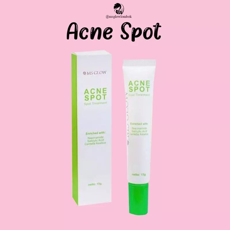 MS GLOW ACNE SPOT MS GLOW ACNE SPOT TREATMENT MS GLOW ACNE SPOT SPOT TREATMENT SERUM OBAT TOTOL JERA