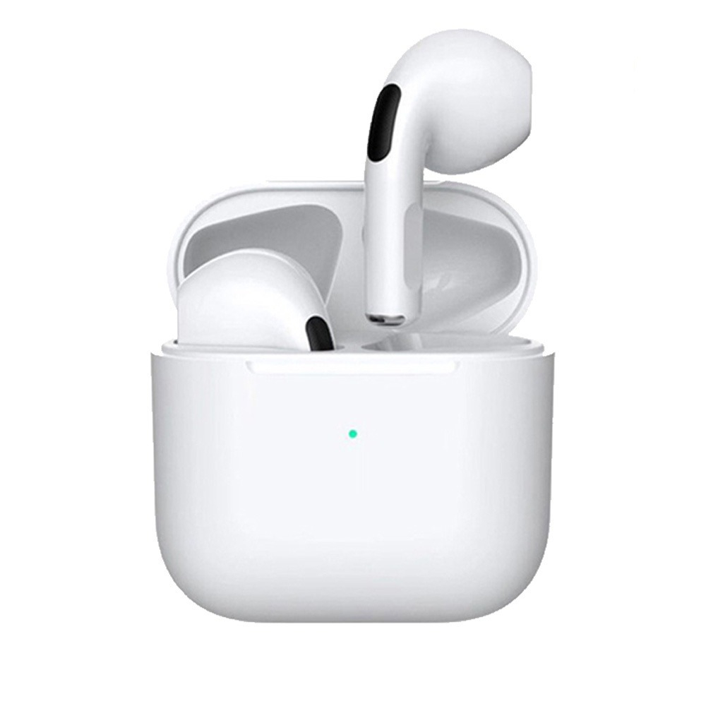 Pro 4 Headset Bluetooth TWS with Mic Smart Touch Control Earphone Bluetooth HiFi Stereo Handset Wireless Earbuds Olahraga Tahan Air