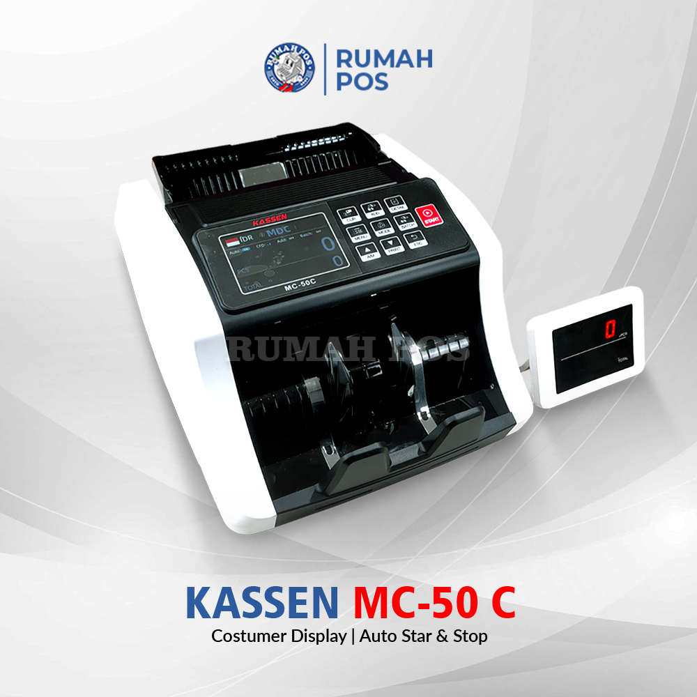 Mesin Penghitung Uang KASSEN MC-50C Deteksi Uang Palsu MC50C USB