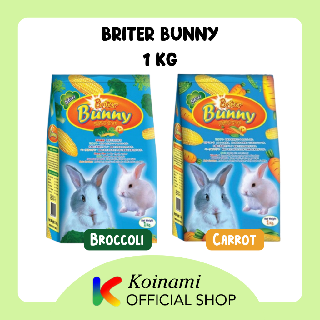 Makanan kelinci / briter bunny 1kg / pakan / britter / RABBIT FOOD