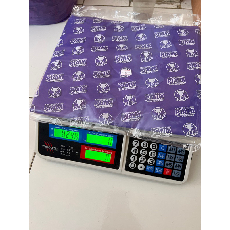 kantong kresek hd super warna ungu besar