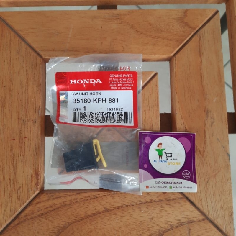 Saklar Tombol Klakson Bel Beat Karbu Vario Karbu Supra X 125 Karisma Original AHM