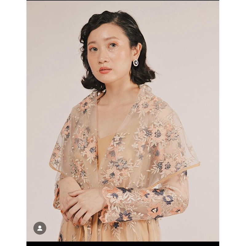 valpacos by label8store peach preloved outer kondangan preloved baju kondangan preloved dress kondan