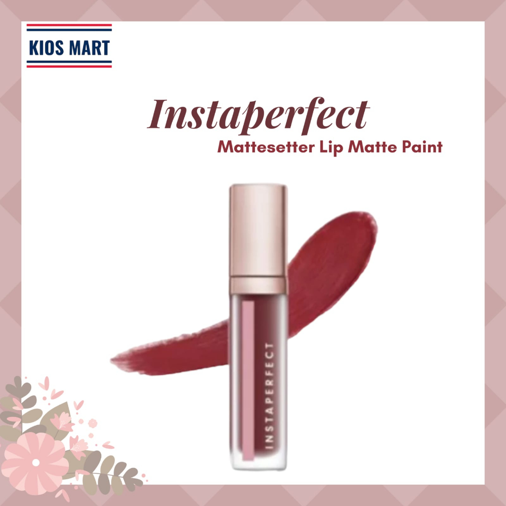 Wardah Instaperfect Mattesetter Lip Matte Paint 5.5g | Lip Cream