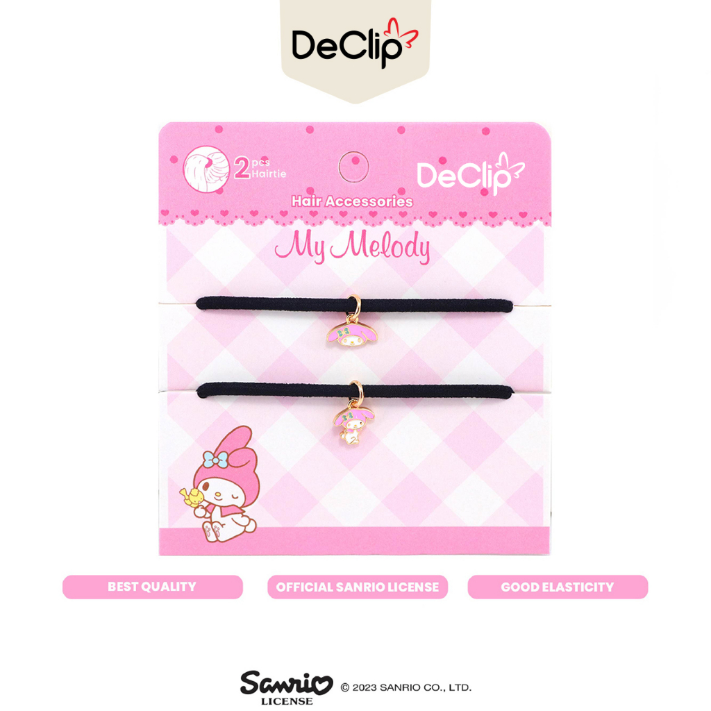 Jedai Haircules DeClip X Sanrio Hairlastic Ikat Rambut Hairtie My Melody