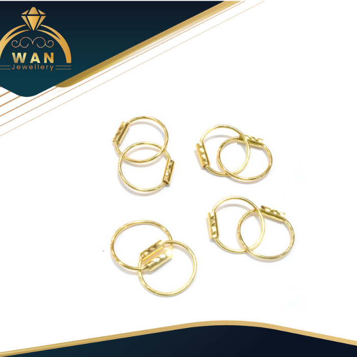 anting baby/anting anak emas 375 asli