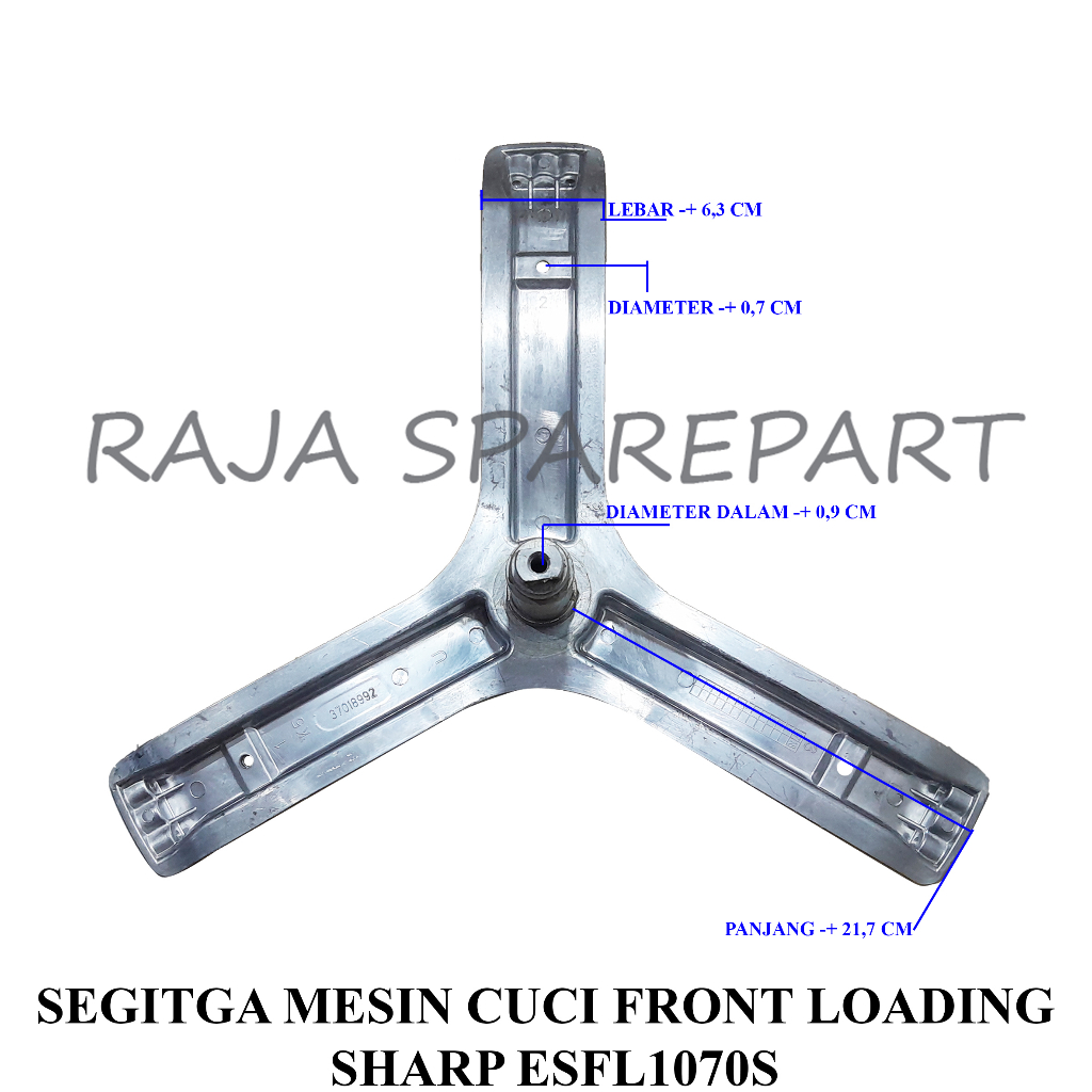 Segitiga Tabung Mesin Cuci Front Loading Sharp ESFL1070S