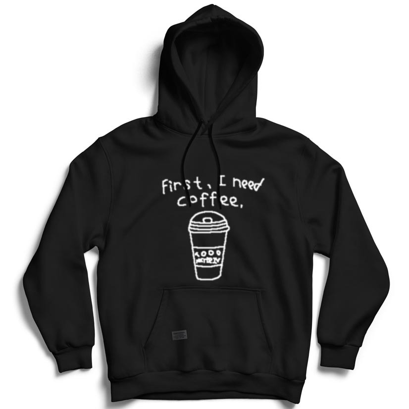 Parisdivarious Sweater Hoodie Jemper I Need Coffee Bahan Fleece Size S - XXL (Pria &amp; Wanita)