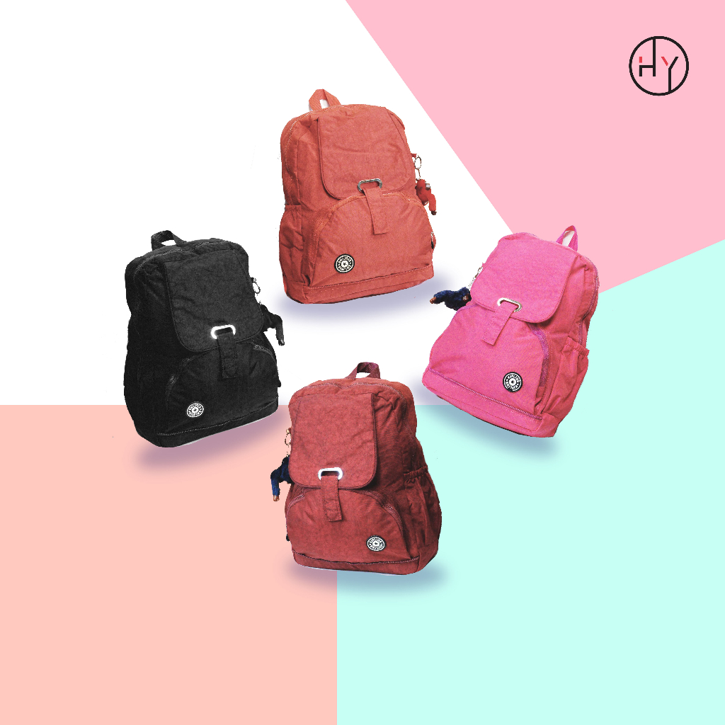 HYBRAND [950] - TAS RANSEL BACKPACK POLOS BAHAN PARASUT TAS SEKOLAH TAS KULIAH