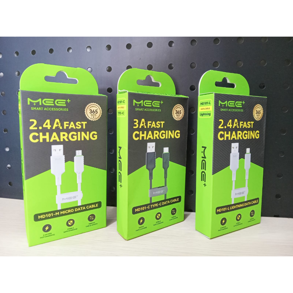 MEE+ MD101 Kabel Data Fast Charging Micro USB - Type C - Lightning