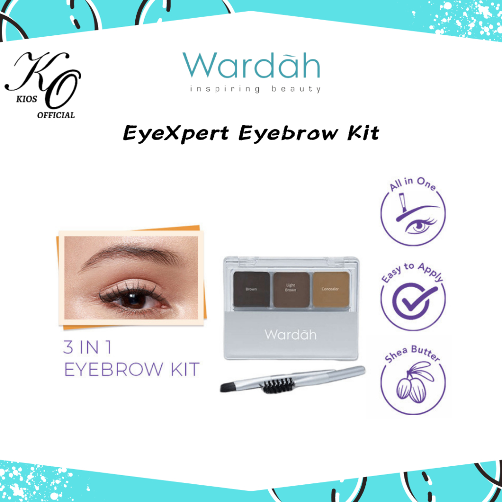 Wardah Eyexpert Eyebrow Kit 3g