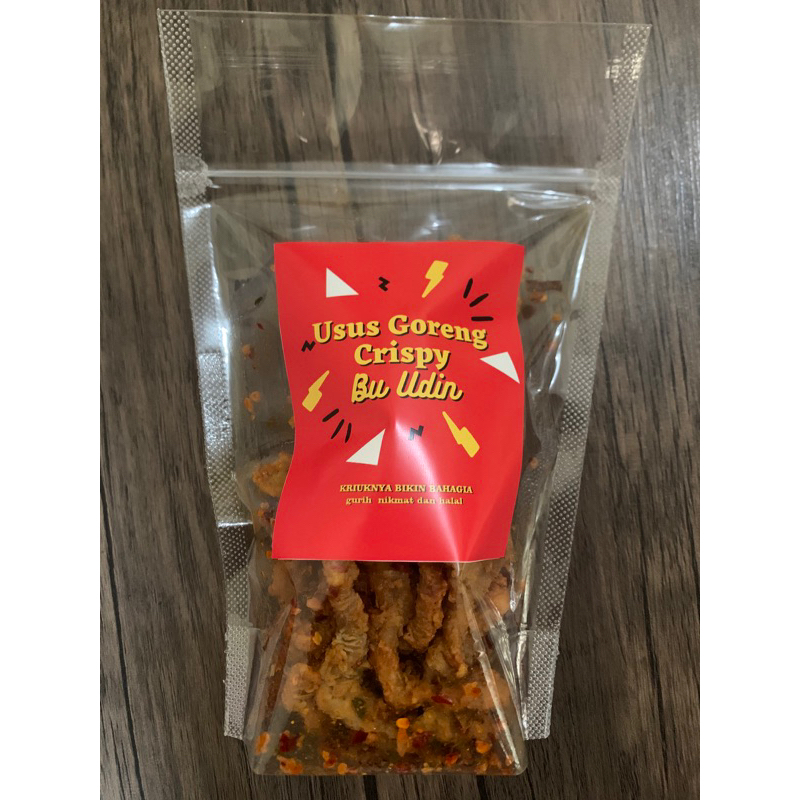 

usus goreng crispy pedas