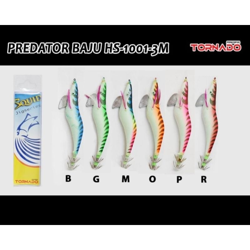 umpan pancing cumi squid pakai baju tornado squid jig umpan mancing cumi