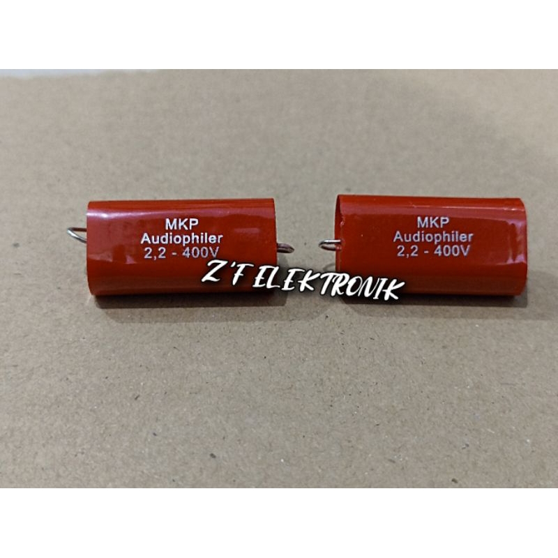 MKP AUDIO PHILER RED 2,2 400V AUDIO PHILER 225J 400V. 1PCS